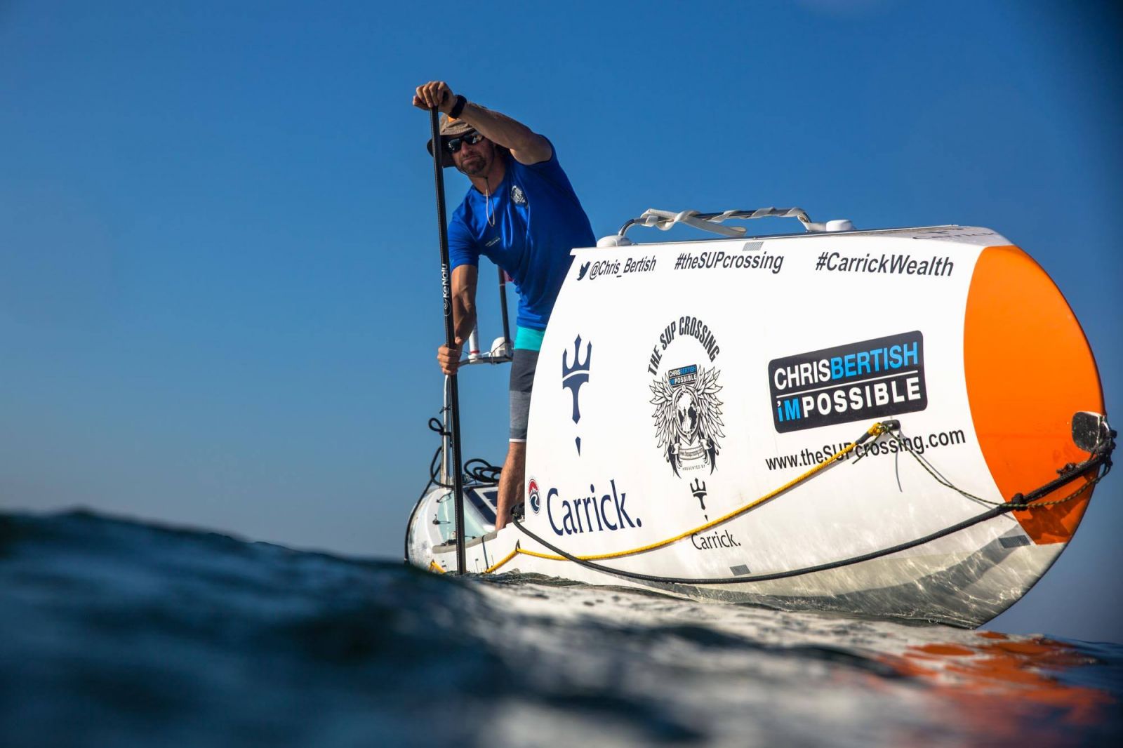 Bertish Completes Transatlantic Paddleboard Crossing